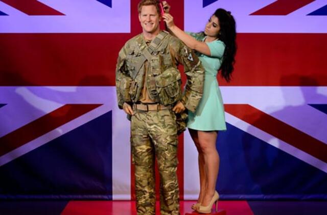 Atidengta nauja vaškinė princo Hario figūra