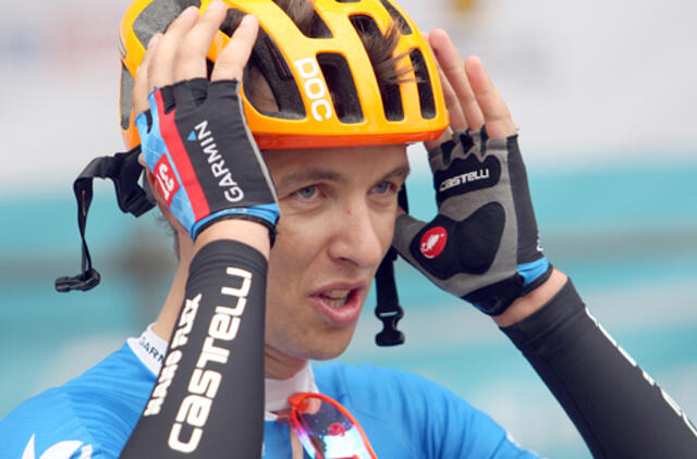 Dviratininkas Ramūnas Navardauskas lenktynių Kanadoje antrajame etape finišavo šeštas