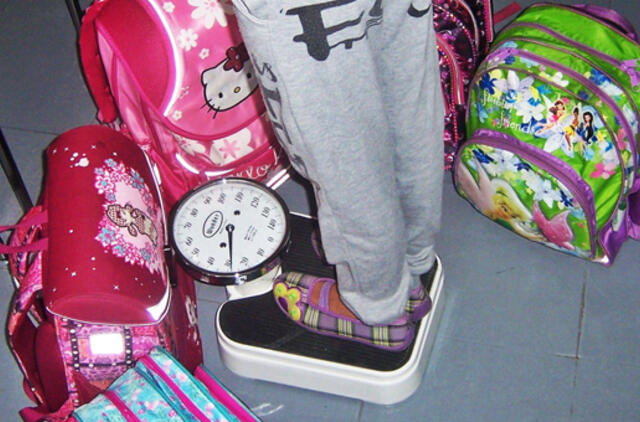 Grįžta tradicinė kuprinių svėrimo akcija