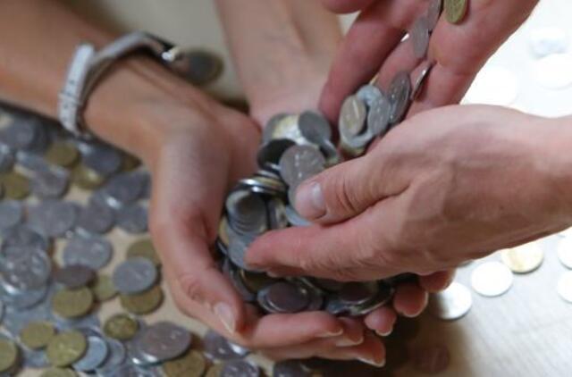 Minimali alga nuo spalio - 1035 litai (300 eurų)