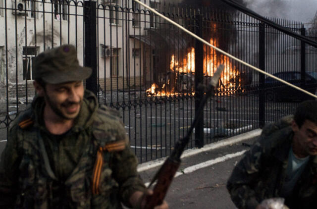 Net ir po paliaubų Ukrainoje buvo girdimi sprogimai