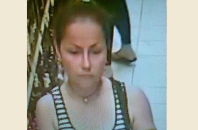Policija prašo atpažinti merginą