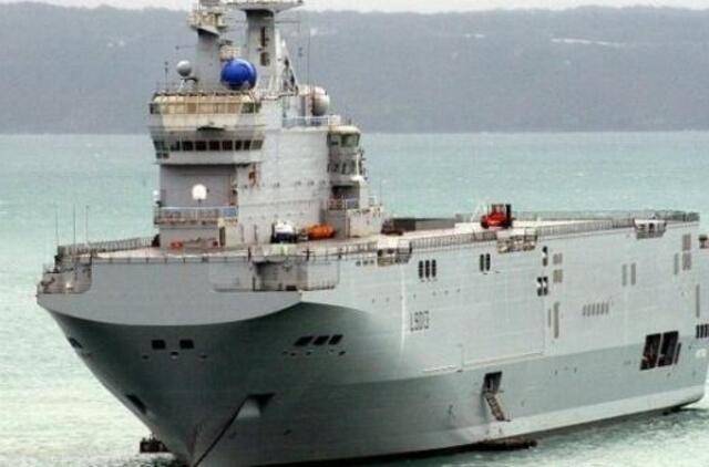 Rusija gali pradėti "Mistral" tipo laivų statybą