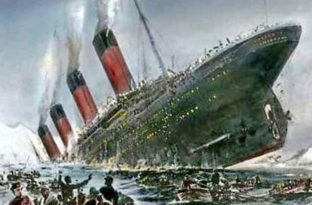 Aukcione bus parduodamas vienintelis išlikęs valgiaraštis iš lainerio "Titanic" restorano