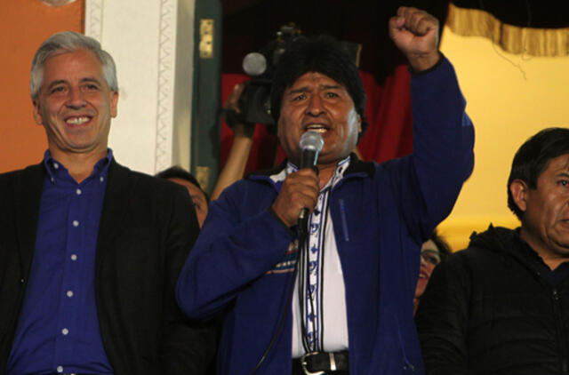 Bolivijos prezidento rinkimus laimėjo Evo Moralesas