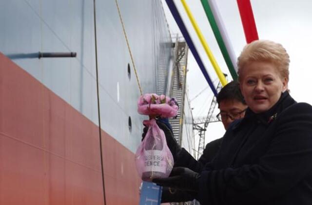 Dalyvaus SGD laivo sutiktuvėse Klaipėdoje