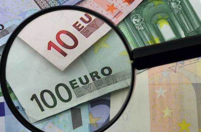 Į Lietuvą atvežti euro banknotai