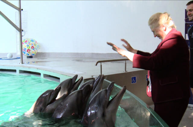 Išpildyta svajonė pamatyti gyvus delfinus praskaidrino kaunietės gyvenimą