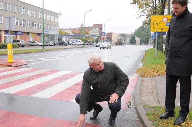 Klaipėdoje atnaujinta viena pavojingiausių perėjų