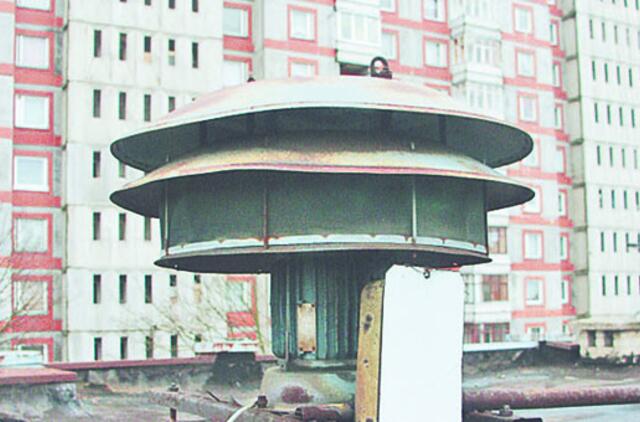 Pavojų skelbė sklandžiai