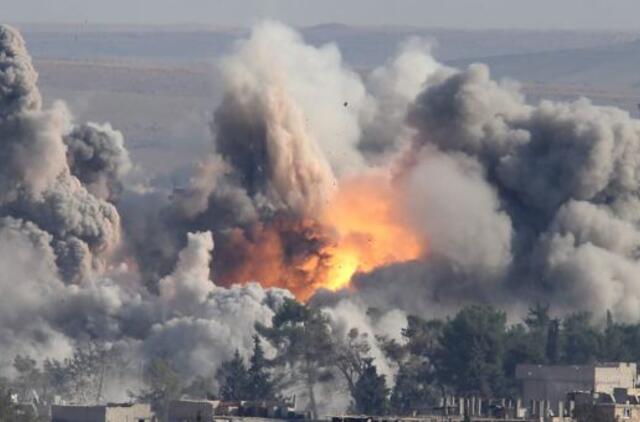 Per koalicinių pajėgų antskrydžius Sirijoje žuvo dešimt civilių