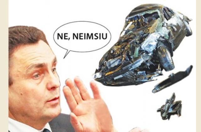Petras Gražulis mašiną nuomojasi iki pirmo stulpo