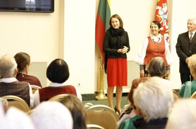 Prezidentūroje paminėta Tarptautinė pagyvenusių žmonių diena