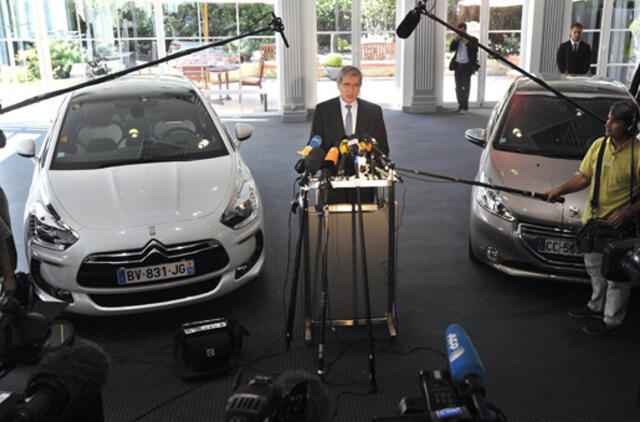 "PSA Peugeot Citroen" pardavimai ir pajamos auga