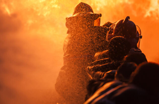 Radviliškio rajono įmonėje degė kuro granulės