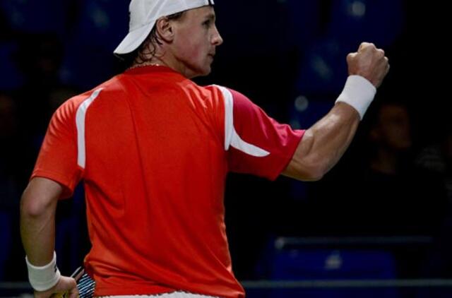 Ričardas Berankis nugalėjo 9-ąją pasaulio raketę