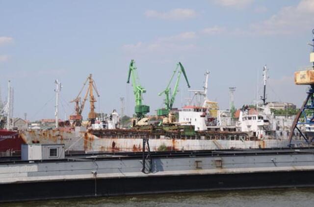 Sąlygos pamesti laivą uoste - nebepalankios