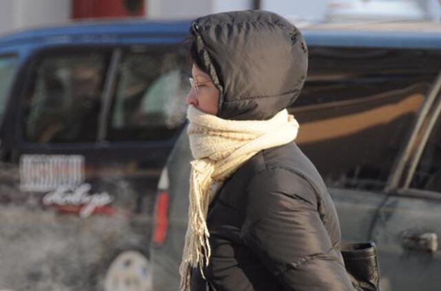 Sinoptikė: savaitės pabaigoje prireiks žieminių paltų