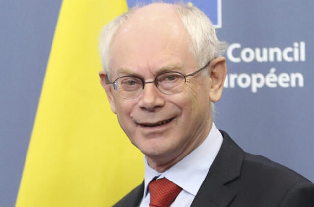 EVT pirmininkas Hermanas van Rompėjus patvirtino baigiantis politinę karjerą