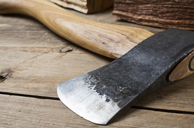 Kirviu apsiginklavęs žemaitis pasipriešino užpuolikams