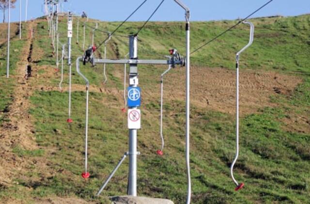 Moderni slidinėjimo trasa rajone - jau šią žiemą