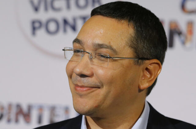 Rumunijos prezidento rinkimuose pirmauja Viktoras Ponta