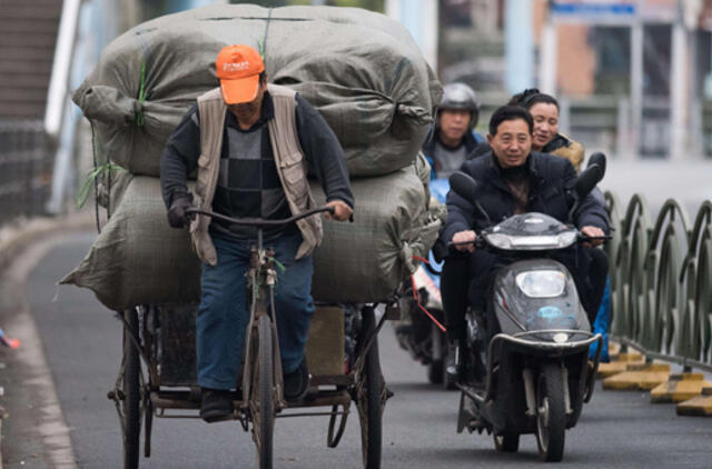 Infliacijos lygis Kinijoje smuko žemiausiai per pastaruosius penkerius metus