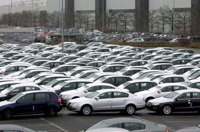 Naujų automobilių Vokietijoje lapkritį registruota mažiau
