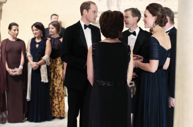 Paskutinę vizito JAV dieną Kembridžo karališkoji pora dalyvavo iškilmingoje vakarienėje