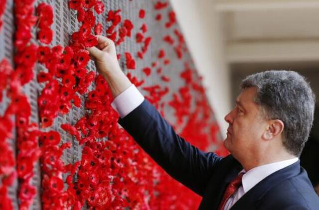Petro Porošenka: pirmoji para per kurią nežuvo nė vienas Ukrainos karys