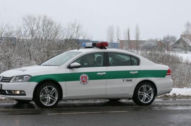 Policija praneša apie reidus gruodžio mėnesį