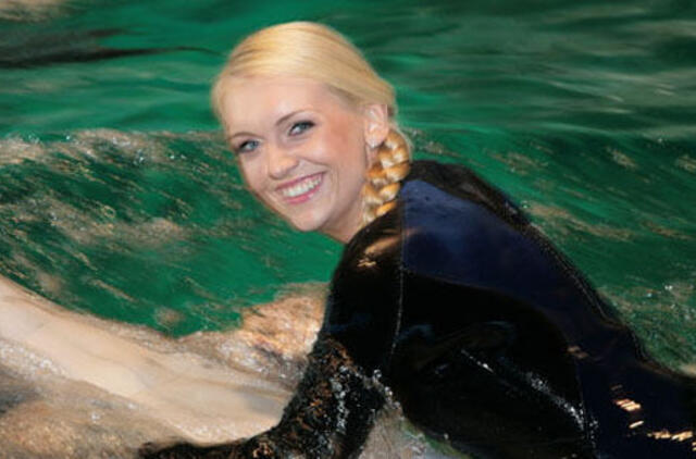 Rūta Ščiogolevaitė 2014-uosius palydės su delfinais