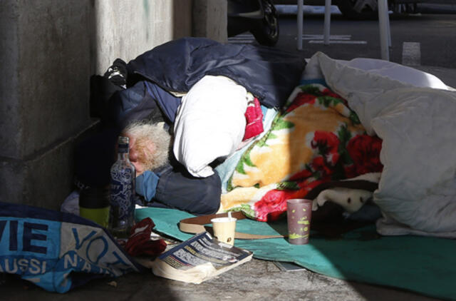 Šaltis Prancūzijoje nusinešė penkių benamių gyvybes