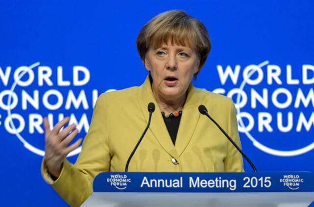 Angela Merkel: ES prioritetas - Ukrainos teritorijos vientisumas