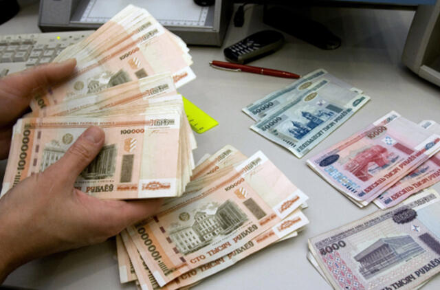 Baltarusijos nacionalinis bankas gali įvesti 500 tūkst. Baltarusijos rublių nominalo kupiūrą
