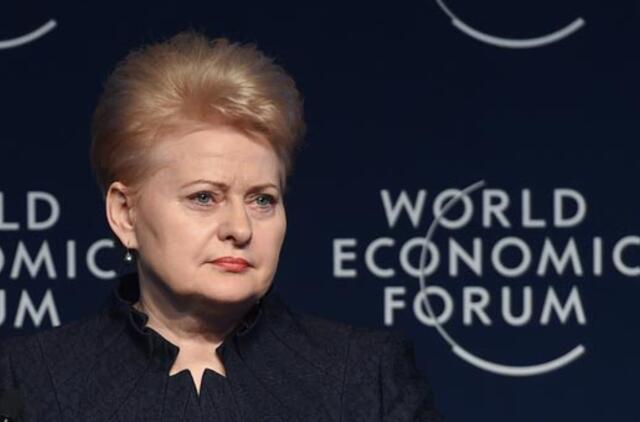 Dalia Grybauskaitė iš Davoso: "Google" nori atidaryti biurą Lietuvoje