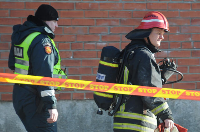 Daugiabutyje sprogusios dujos sužeidė vyrą