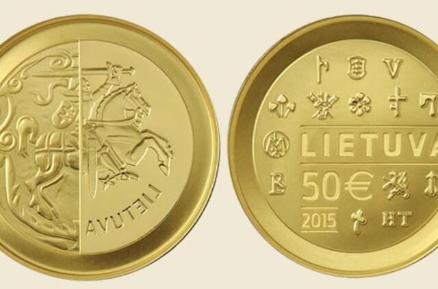 Išleidžiama pirmoji lietuviška kolekcinė eurų moneta
