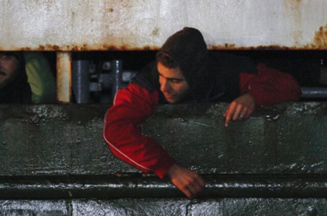 Italiją pasiekė pabėgėlių laivas "Ezadeen"