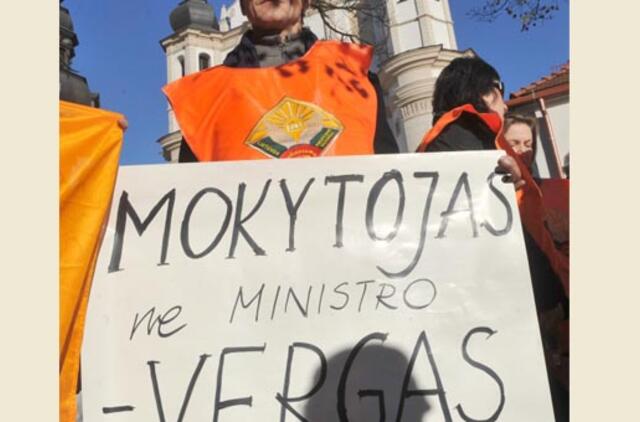 Mokytojai ir ministerija vėl susipyko