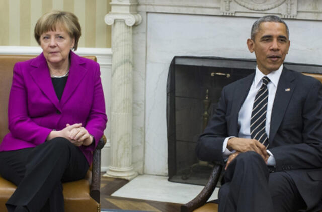 Angela Merkel nori diplomatijos, Barakas Obama ginklų tiekimo galimybės
