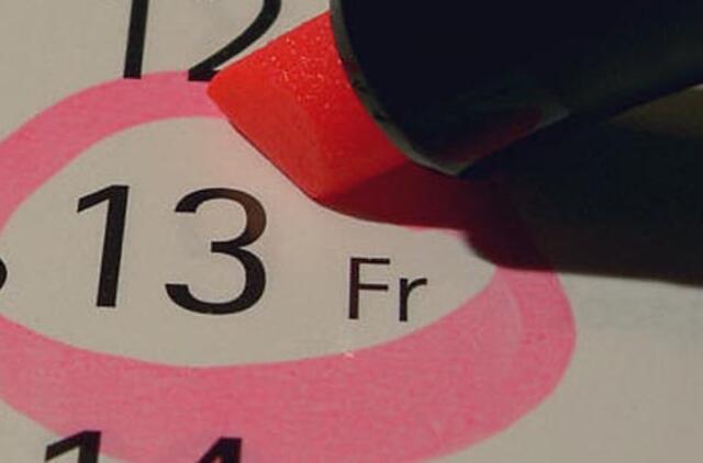 Ar penktadienis, 13-oji, iš tiesų nesėkminga diena?