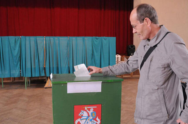 Balsuojantiems iš anksto - patarimas eiti ryte