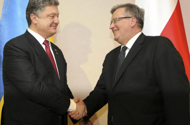 Lenkijos prezidentas Bronislavas Komorovskis dalyvaus iškilmėse, skirtose Maidano 1-osioms metinėms