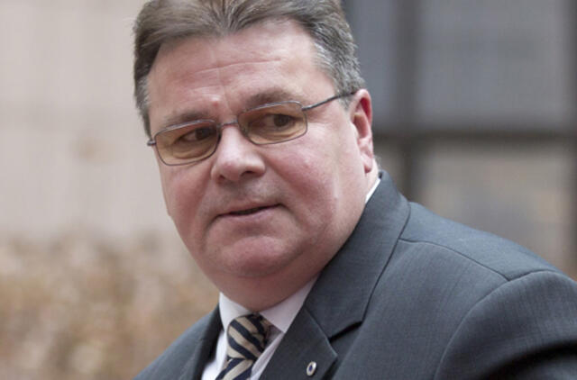 Linas Linkevičius galimą JAV ginklų tiekimą Ukrainai vadina logišku