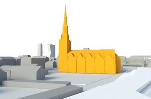 Šv. Jono bažnyčia bus originalaus dydžio