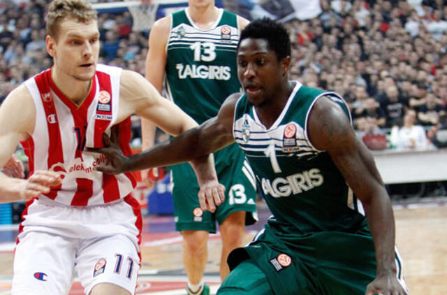 "Žalgirio" krepšininkai iškovojo pergalę Belgrade