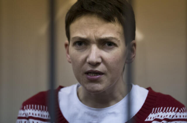 ES: Ukrainos pilotės Nadjos Savčenko gyvybei gresia pavojus