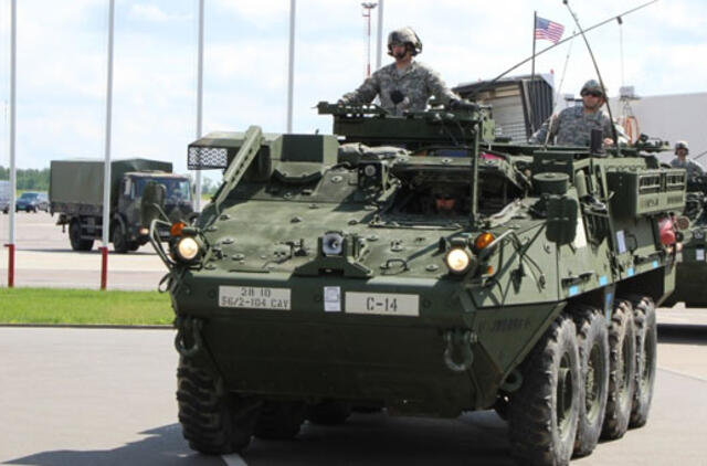 Į Lietuvą pratyboms atvyko nauja JAV karių pamaina