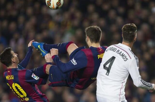 Ispanijos futbolo grandų akistatoje - "Barcelona" pergalė